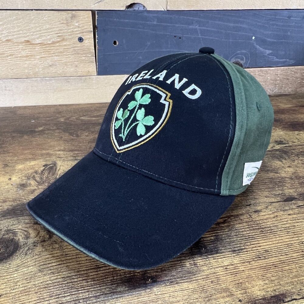 Ireland 3 Clover Hat Adjustable Hat Baseball Cap Lansdowne